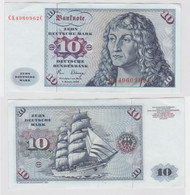 T146209 Banknote 10 DM Deutsche Mark Ro. 286a Schein 2.Jan. 1980 KN CK 4960962 C - 10 Deutsche Mark
