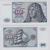 T146236 Banknote 10 DM Deutsche Mark Ro. 270a Schein 2.Jan. 1970 KN CB 0923145 R - 10 DM