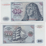 T146663 Banknote 10 DM Deutsche Mark Ro. 270a Schein 2.Jan. 1970 KN CC 4279427 W - 10 DM