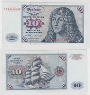T146884 Banknote 10 DM Deutsche Mark Ro. 270b Schein 2.Jan. 1970 KN CE 7039880 K - 10 DM
