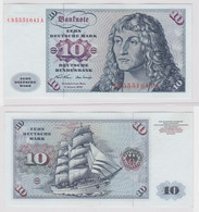 T146890 Banknote 10 DM Deutsche Mark Ro. 270a Schein 2.Jan. 1970 KN CD 5551641 A - 10 DM