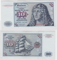 T146915 Banknote 10 DM Deutsche Mark Ro. 270a Schein 2.Jan. 1970 KN CA 6804532 N - 10 Deutsche Mark