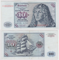T146916 Banknote 10 DM Deutsche Mark Ro. 270a Schein 2.Jan. 1970 KN CC 5949521 Z - 10 DM