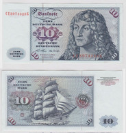 T146930 Banknote 10 DM Deutsche Mark Ro. 270b Schein 2.Jan. 1970 KN CE 8974328 G - 10 DM