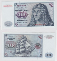 T146970 Banknote 10 DM Deutsche Mark Ro. 270a Schein 2.Jan. 1970 KN CD 8650030 A - 10 Deutsche Mark