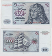 T147042 Banknote 10 DM Deutsche Mark Ro. 270a Schein 2.Jan. 1970 KN CD 4256997 A - 10 Deutsche Mark