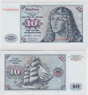 T147082 Banknote 10 DM Deutsche Mark Ro. 270a Schein 2.Jan. 1970 KN CD 8298692 A - 10 DM