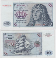T147149 Banknote 10 DM Deutsche Mark Ro. 270a Schein 2.Jan. 1970 KN CC 7867540 X - 10 Deutsche Mark