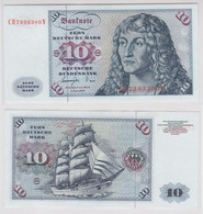 T147154 Banknote 10 DM Deutsche Mark Ro. 275a Schein 1.Juni 1977 KN CH 7393300 N - 10 Deutsche Mark