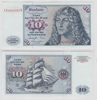 T147188 Banknote 10 DM Deutsche Mark Ro. 275a Schein 1.Juni 1977 KN CG 9260088 M - 10 DM