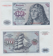 T147192 Banknote 10 DM Deutsche Mark Ro. 270a Schein 2.Jan. 1970 KN CD 8624408 A - 10 Deutsche Mark