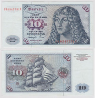 T147200 Banknote 10 DM Deutsche Mark Ro. 275a Schein 1.Juni 1977 KN CG 0345731 C - 10 Deutsche Mark