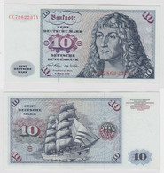 T147207 Banknote 10 DM Deutsche Mark Ro. 270a Schein 2.Jan. 1970 KN CC 7862237 V - 10 Deutsche Mark