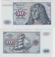 T147212 Banknote 10 DM Deutsche Mark Ro. 270b Schein 2.Jan. 1970 KN CE 0497582 Q - 10 Deutsche Mark