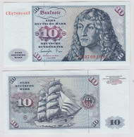 T147228 Banknote 10 DM Deutsche Mark Ro. 275a Schein 1.Juni 1977 KN CH 3709108 F - 10 DM