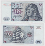 T147311 Banknote 10 DM Deutsche Mark Ro. 270b Schein 2.Jan. 1970 KN CE 7114349 E - 10 Deutsche Mark