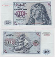 T147341 Banknote 10 DM Deutsche Mark Ro. 270a Schein 2.Jan. 1970 KN CC 6196715 U - 10 Deutsche Mark