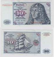 T147347 Banknote 10 DM Deutsche Mark Ro. 270b Schein 2.Jan. 1970 KN CE 8941201 G - 10 DM