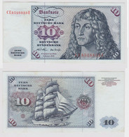 T147376 Banknote 10 DM Deutsche Mark Ro. 270b Schein 2.Jan. 1970 KN CE 8528823 E - 10 DM