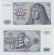 T147390 Banknote 10 DM Deutsche Mark Ro. 270b Schein 2.Jan. 1970 KN CE 9724531 E - 10 DM