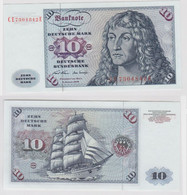 T147414 Banknote 10 DM Deutsche Mark Ro. 270b Schein 2.Jan. 1970 KN CE 7304842 E - 10 DM
