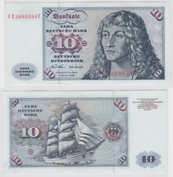 T147427 Banknote 10 DM Deutsche Mark Ro. 270b Schein 2.Jan. 1970 KN CE 2695534 F - 10 Deutsche Mark