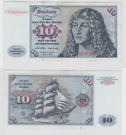 T147442 Banknote 10 DM Deutsche Mark Ro. 270b Schein 2.Jan. 1970 KN CE 3629446 L - 10 DM