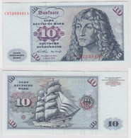T147450 Banknote 10 DM Deutsche Mark Ro. 270a Schein 2.Jan. 1970 KN CD 7233431 A - 10 Deutsche Mark