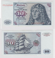 T147451 Banknote 10 DM Deutsche Mark Ro. 270b Schein 2.Jan. 1970 KN CE 1713769 K - 10 DM