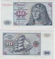 T147453 Banknote 10 DM Deutsche Mark Ro. 270b Schein 2.Jan. 1970 KN CE 9422641 F - 10 DM