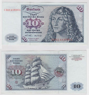 T147460 Banknote 10 DM Deutsche Mark Ro. 270a Schein 2.Jan. 1970 KN CD 6144800 A - 10 Deutsche Mark