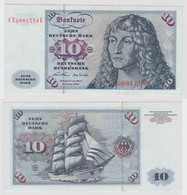 T147462 Banknote 10 DM Deutsche Mark Ro. 270b Schein 2.Jan. 1970 KN CE 2001774 E - 10 Deutsche Mark