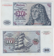 T147465 Banknote 10 DM Deutsche Mark Ro. 270a Schein 2.Jan. 1970 KN CC 8901964 E - 10 Deutsche Mark