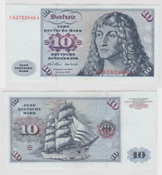 T147470 Banknote 10 DM Deutsche Mark Ro. 270a Schein 2.Jan. 1970 KN CD 5782946 A - 10 Deutsche Mark