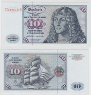 T147480 Banknote 10 DM Deutsche Mark Ro. 270b Schein 2.Jan. 1970 KN CE 8498741 D - 10 Deutsche Mark