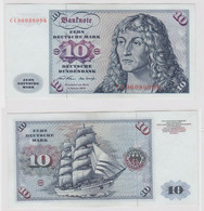 T147488 Banknote 10 DM Deutsche Mark Ro. 270a Schein 2.Jan. 1970 KN CC 9608609 Q - 10 Deutsche Mark