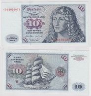 T147507 Banknote 10 DM Deutsche Mark Ro. 270a Schein 2.Jan. 1970 KN CD 6492667 A - 10 Deutsche Mark