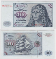 T147520 Banknote 10 DM Deutsche Mark Ro. 270b Schein 2.Jan. 1970 KN CE 1628962 A - 10 DM