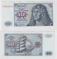 T147527 Banknote 10 DM Deutsche Mark Ro. 270b Schein 2.Jan. 1970 KN CE 9715412 Q - 10 DM
