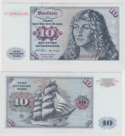 T147529 Banknote 10 DM Deutsche Mark Ro. 270a Schein 2.Jan. 1970 KN CC 3993453 K - 10 Deutsche Mark