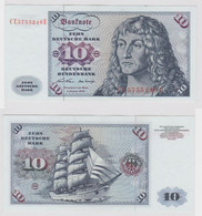 T147531 Banknote 10 DM Deutsche Mark Ro. 270b Schein 2.Jan. 1970 KN CE 5755240 E - 10 DM