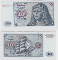 T147538 Banknote 10 DM Deutsche Mark Ro. 270b Schein 2.Jan. 1970 KN CE 8305055 E - 10 Deutsche Mark