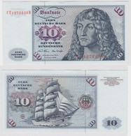 T147540 Banknote 10 DM Deutsche Mark Ro. 270b Schein 2.Jan. 1970 KN CE 1272238 D - 10 Deutsche Mark