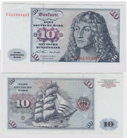 T147543 Banknote 10 DM Deutsche Mark Ro. 270b Schein 2.Jan. 1970 KN CE 6193949 E - 10 Deutsche Mark