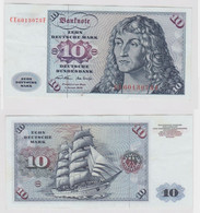 T147544 Banknote 10 DM Deutsche Mark Ro. 270b Schein 2.Jan. 1970 KN CE 6013073 F - 10 Deutsche Mark