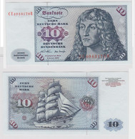 T147546 Banknote 10 DM Deutsche Mark Ro. 270b Schein 2.Jan. 1970 KN CE 4043179 R - 10 Deutsche Mark