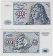 T147550 Banknote 10 DM Deutsche Mark Ro. 270a Schein 2.Jan. 1970 KN CC 2354454 Y - 10 DM