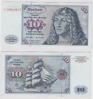 T147551 Banknote 10 DM Deutsche Mark Ro. 270a Schein 2.Jan. 1970 KN CC 5981081 Z - 10 DM