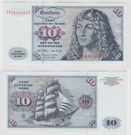 T147561 Banknote 10 DM Deutsche Mark Ro. 270b Schein 2.Jan. 1970 KN CE 9602404 E - 10 DM