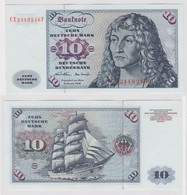 T147567 Banknote 10 DM Deutsche Mark Ro. 270b Schein 2.Jan. 1970 KN CE 2418246 F - 10 Deutsche Mark